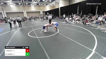 138 lbs Consi Of 64 #2 - Isaak Godina, Aces Wr Ac vs Michael Padilla, Dog Pound WC