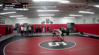121 lbs Quarterfinal - Lucas Carson, West Allegheny Hs vs Sully Stutz, Butler
