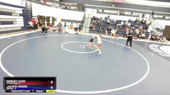 110 lbs Round 2 (4 Team) - Marley Lucio, Valiant Prep vs Lacatia Mason, Oregon