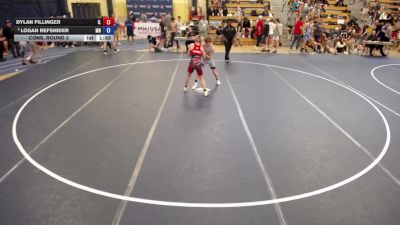 126 lbs Quarters - Dylan Fillinger, IL vs Logan Refsnider, MN