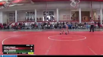 149 lbs Quarterfinal - Tyler Conley, Unattached - Indianapolis vs Seth Johnson, Marian University (IN)