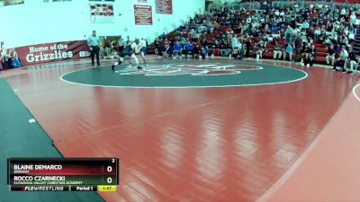 132 lbs Round 3 - Blaine DeMarco, Graham vs Rocco Czarnecki, Cuyahoga Valley Christian Academy