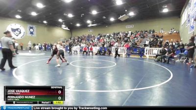 152 lbs Semifinal - Jose Vasquez, Santa Maria vs Fernando Nunez, Santa Ynez