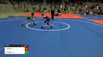64 lbs Prelims - Levi White, Bristow Youth Wrestling vs Carter Parise, Derby Wrestling Club