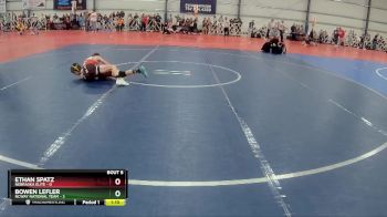 76 lbs Rd# 3 12:00pm Friday - Ethan Spatz, Nebraska Elite vs Bowen Lefler, NCWAY National Team