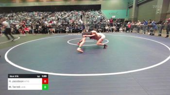 138 lbs Round Of 64 - Hanks Jacobson, American Fork vs Michael Terrell, Los Gatos