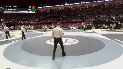 132 lbs Cons. Semis - Caleb Curry, Elder vs Josiah Sims, Brush