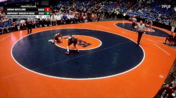 120 lbs Semis & 1st Wrestleback (8 Team) - Aidan McClure, Aurora (Marmion Academy) vs Anthony Orozco-Diaz, Arlington Heights (Hersey)