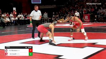 174 lbs Prelims - Kaleb Romero, Ohio State vs Willie Scott, Rutgers