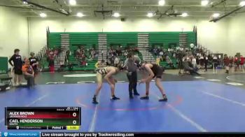 132 lbs Cons. Round 1 - Alex Brown, Jackson Hole vs Cael Henderson, South