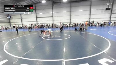 110 lbs Round 2 (10:45am Saturday) - Evan Restivo, Mat Assassins vs Keilan Yang, Crass Trained