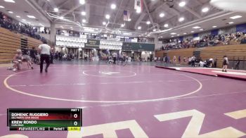 106 lbs Cons. Round 3 - Krew Rondo, Carlsbad vs Domenic Ruggiero, Del Norte (San Diego)