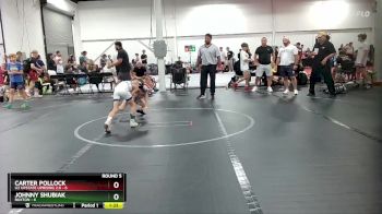 56 lbs Round 5 (6 Team) - Carter Pollock, U2 Upstate Uprising 2.0 vs Johnny Shubiak, Buxton