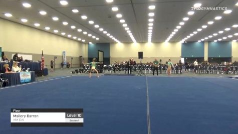 Mallory Barron - , AGA (CA) - 2020 California Grand Invitational & Collegiate Challenge