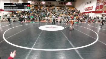 100 lbs Cons. Round 1 - Gracelynn Abbott, Sheridan vs Brooke Harker, Rock Springs