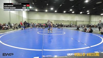 60 lbs Quarterfinal - Jace Norton, Untouchables 12u Black vs Forest Wagner, Wyoming Underground