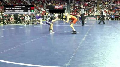 3A-106 lbs Cons. Semi - Chase Watkinson, Prairie, Cedar Rapids vs Braxton Hutchinson, Burlington