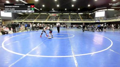 Quarterfinal - Stephen Durham, Greenwood vs Cody Clark, Westminster