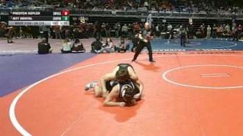 5A 175 lbs Quarterfinal - Jett Mentel, Cedar Park vs Preston Kepler, Comal Smithson Valley