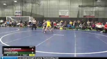 160 lbs Round 1 (6 Team) - Gannon Knebel, South Dakota Storm vs Declan Henderson, Wyoming Gold