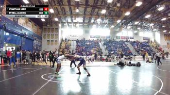 150 White Semifinal - Tyrell Jacobs, Camden County vs Jonathan Hipp, Fletcher Senior