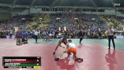 125 lbs Quarters & 1st Wb (16 Team) - Jakason Burks, Central Missouri vs Mason Gutenberger, UMary