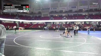 157 lbs Champ. Round 1 - Brodei Smith, Kuna vs Hayden McDonald, Meridian