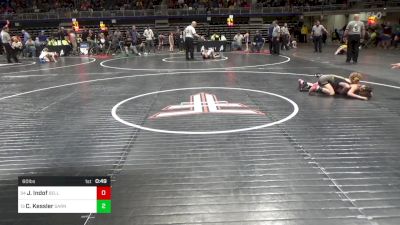 60 lbs Rd 4 - Consi Of 8 #1 - Jase Indof, Belle Vernon vs Christian Kessler, Garnet Valley