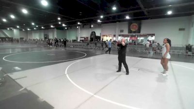 130 lbs 5th Place - Amelia Garcia, Unattached vs Briseis Ayala, SoCal Bears WC