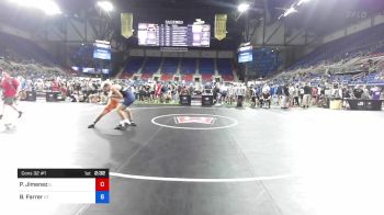 152 lbs Cons 32 #1 - Pedro Jimenez, Illinois vs Bradlee Farrer, Utah