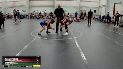 120 lbs Round 6 (8 Team) - Camren Hall, CTWHALE vs Elijah Friend, Warhawks Wrestling