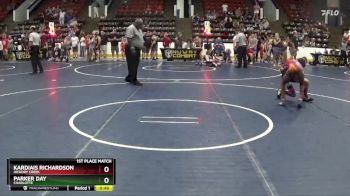 82 lbs 1st Place Match - Kardiais Richardson, Hickory Creek vs Parker Day, Charlotte