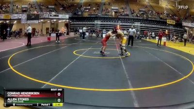 125 lbs Quarterfinal - Allen Stokes, Fort Hays State vs Conrad Hendriksen, Oklahoma Unattached