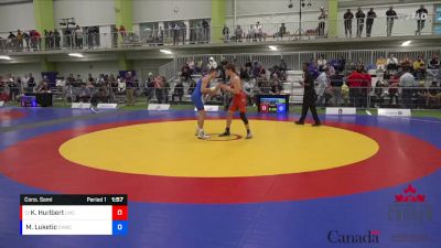 65kg Cons. Semi - Koen Hurlbert, Lakehead WC vs Micah Luketic, Capilano WC