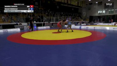 110kg Round 4 - Manraj Sahota, Matmen Wrestling Club vs Isaiah Maracle, Jr Badgers