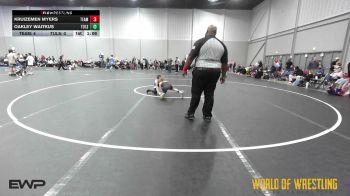 60 lbs Rr Rnd 4 - Kruizemen Myers, Team Danger 12U vs Oakley Waitkus, Tulsa Elite 12U 1