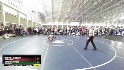 98 lbs Semifinal - Easton Shelley, Spanish Fork vs Simon Carter, Severance