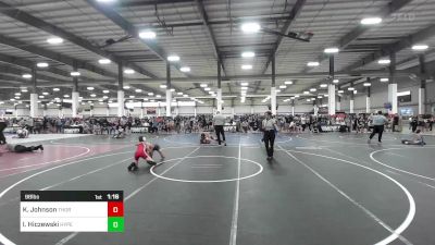 98 lbs Semifinal - Kai Johnson, Thorobred WC vs Izabelle Hiczewski, Hyperbolic WC