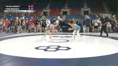 105 lbs Champ. Rd Of 16 - Dilynn Albrecht, Wisconsin vs Katie Biscoglia, Iowa