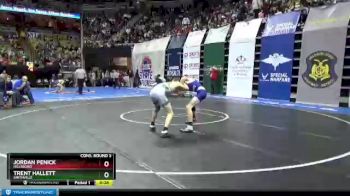 113 Class 3 lbs Cons. Round 3 - Trent Hallett, Smithville vs Jordan Penick, Hillsboro