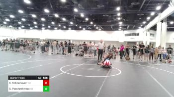 136 lbs Quarterfinal - Kenadee Schoonover, The Valley Vipers vs Shweta Porchezhiyan, 209 Wrestling