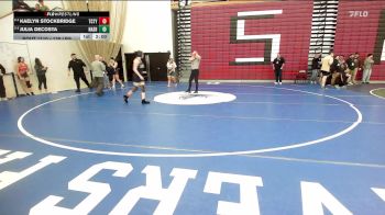 138 lbs Consi Of 4 - Kaelyn Stockbridge, Tri-County vs Julia DeCosta, Nashoba