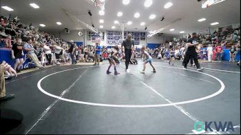 58-62 lbs Rr Rnd 1 - Azayla Mitchell, El Reno Wrestling Club vs Hendrix Ellsbury, Elk County Wrestling