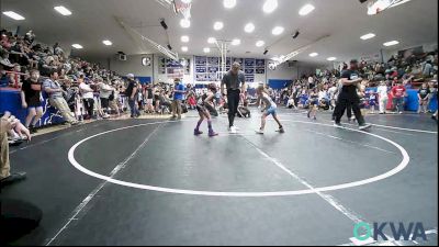 58-62 lbs Rr Rnd 1 - Azayla Mitchell, El Reno Wrestling Club vs Hendrix Ellsbury, Elk County Wrestling