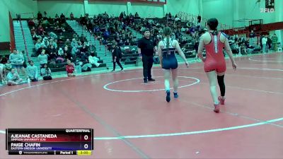 123 lbs Quarterfinal - Paige Chafin, Eastern Oregon University vs Ajeanae Castaneda, Simpson University (CA)