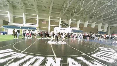 90 lbs Champ. Round 2 - Wyatt Sweitzer, Sanderson Wrestling Academy vs Kale Hansen, Morgan Wrestling Club