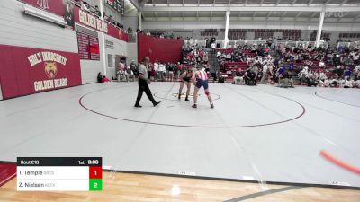 150 lbs Consi Of 16 #1 - Tyler Temple, Strong Rock Christian School vs Zach Nielsen, Kinkaid School