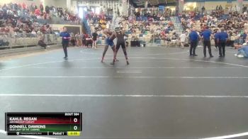 285 lbs Cons. Round 5 - Donnell Dawkins, Our Lady Of Mt. Carmel vs Kahlil Regan, Archbishop Curley