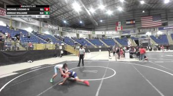 90 lbs 2nd Place - Michael Lozano III, Valley Bad Boys vs Jordan Williams, Black Fox Wrestling Academy