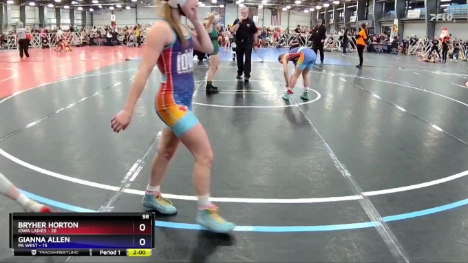 98 lbs Rd# 3- 11:30am Friday - Isla Silva, PA WEST vs Addison Neal ...